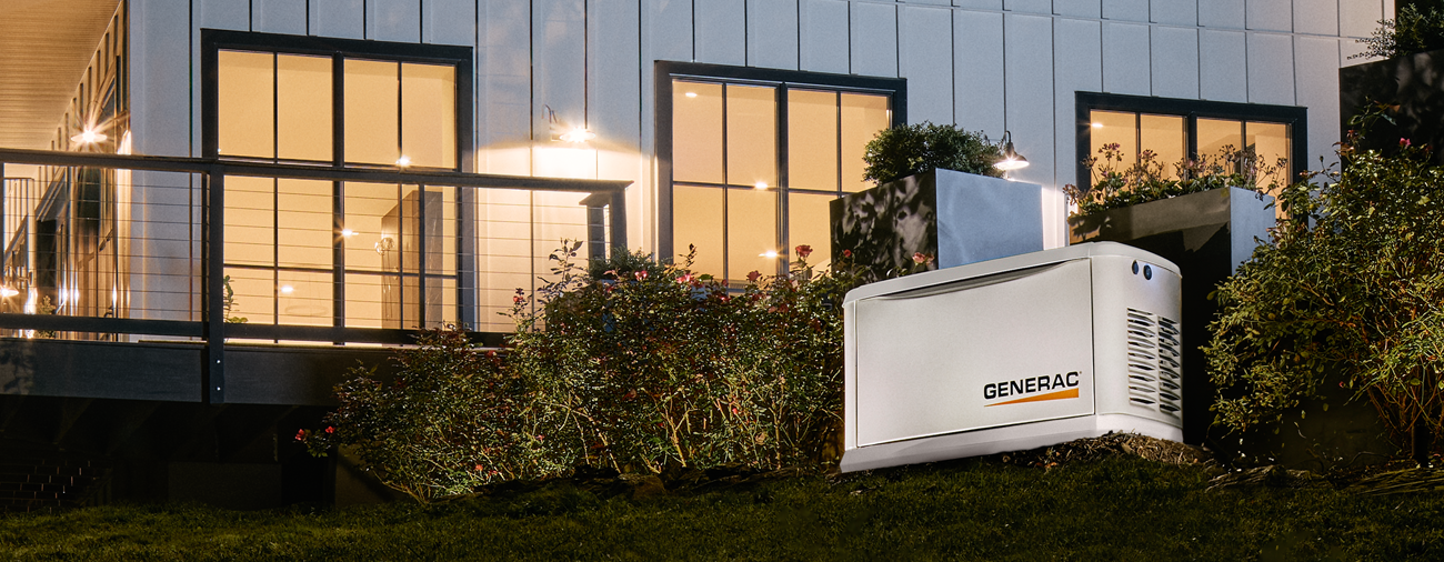 Génératrice résidentielle installée à l’extérieur d’une maison pour assurer l’alimentation électrique durant une panne au Québec.